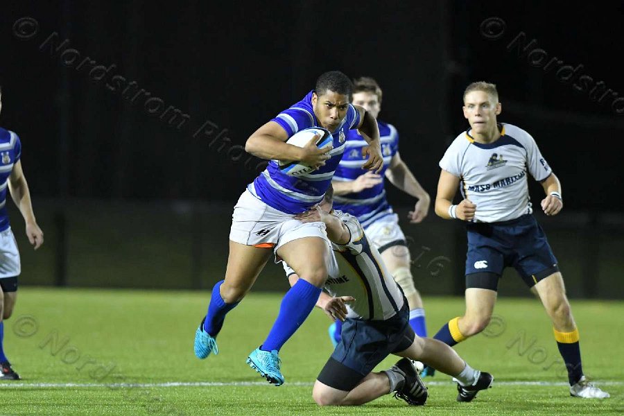 Wheaton Men\'s Rugby vs Mass Maritime.  Photo by Keith Nordstrom
